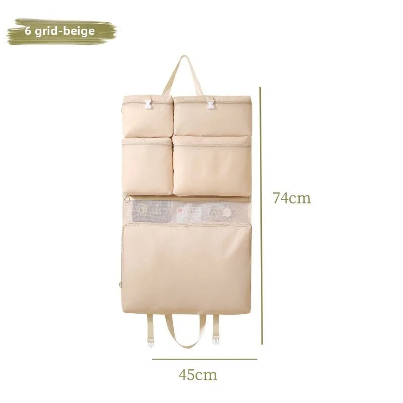 Collapsible Storage Travel Bag with Compartments