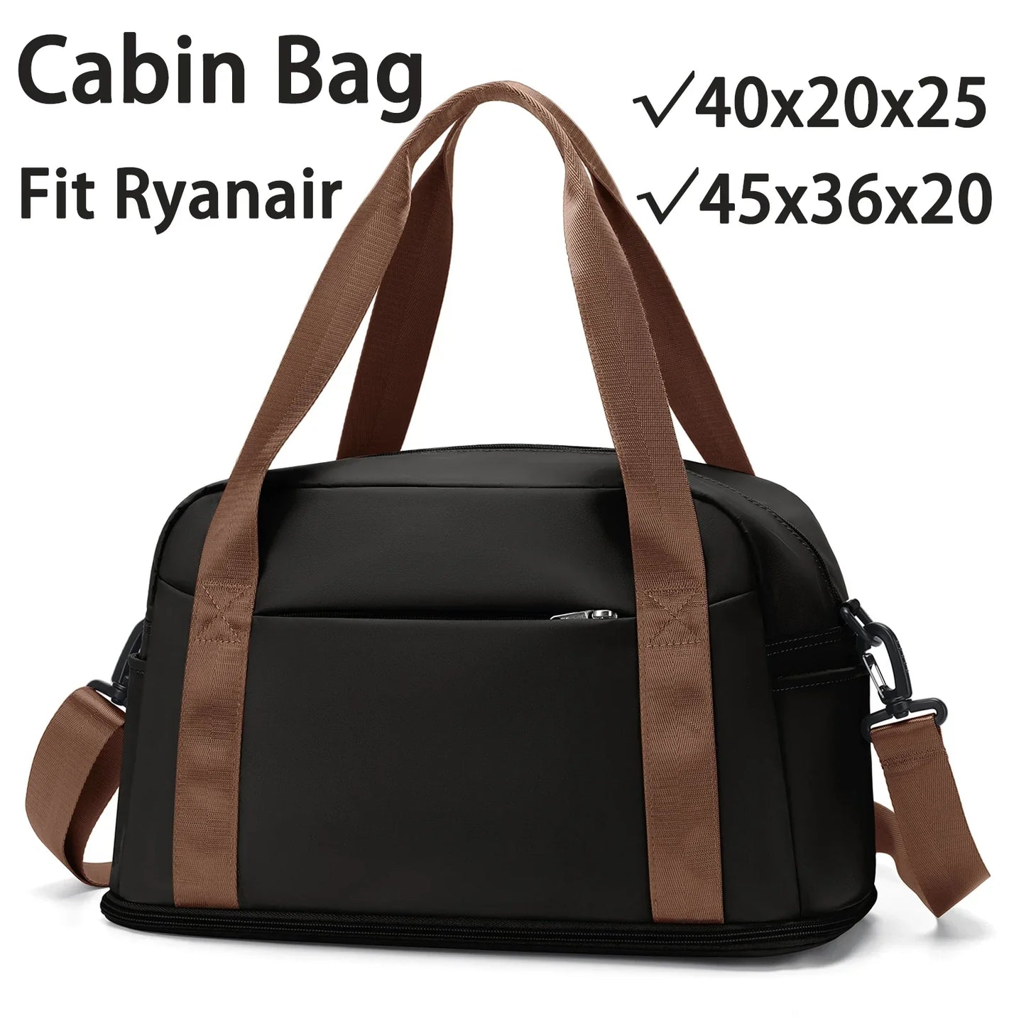 Compact Carry On Travel Bag Large Capacity