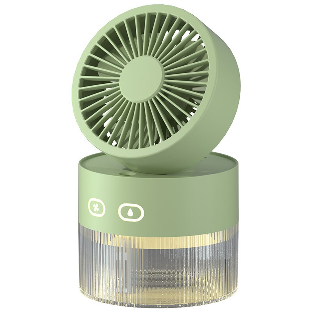 Mini Personal USB Table Fan with Lamp - Luxicro