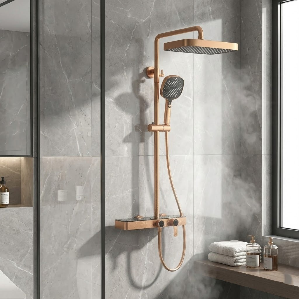 Premium Double Shower Head Spa System - Luxicro