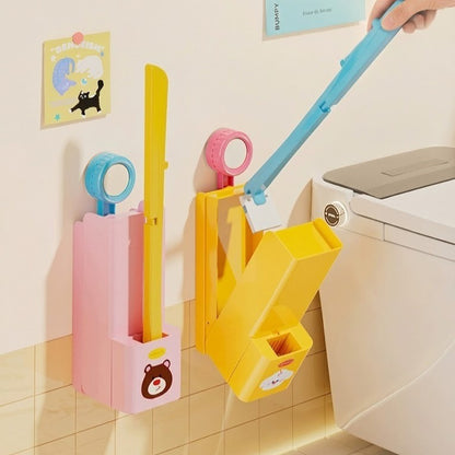 Hygienic Bathroom Wall Mount Toilet Brush - Luxicro