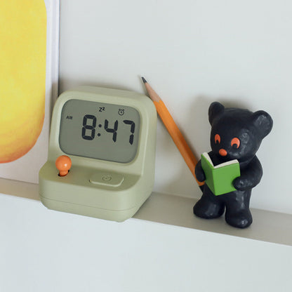 Classic Video Game System With Clock