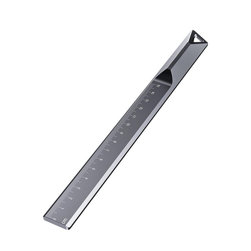 Professional Triple Function Metal Ruler For Drafting - Luxicro