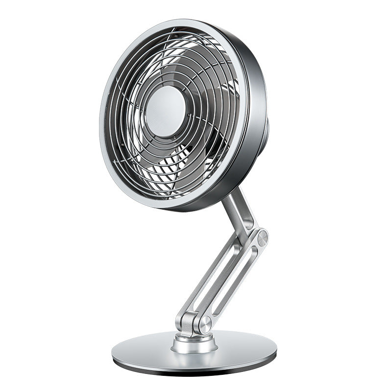 Compact Portable 360 Spin Mini Metal Fan