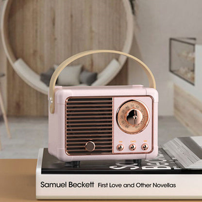 Compact Vintage Wireless Mini Speaker - Luxicro