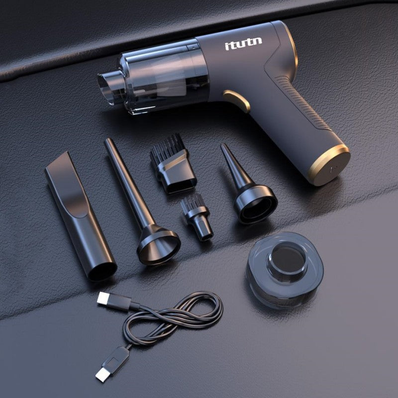 Portable Compact Wireless Auto Vacuum Cleaner - Luxicro