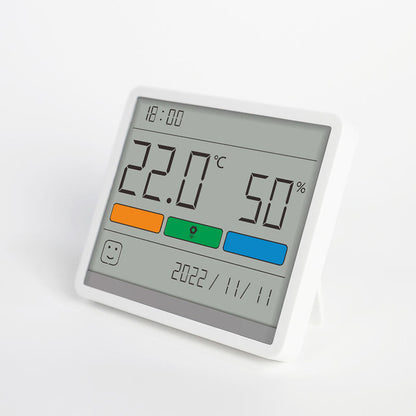 Precise LED Wall Clock Weather Station - Luxicro