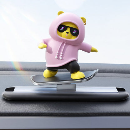 Colorful Teddy Bear Car Accent