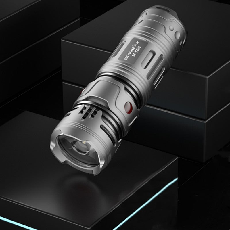 Bright Compact Rechargeable LED Finger Flashlight