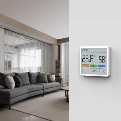 Precise LED Wall Clock Weather Station