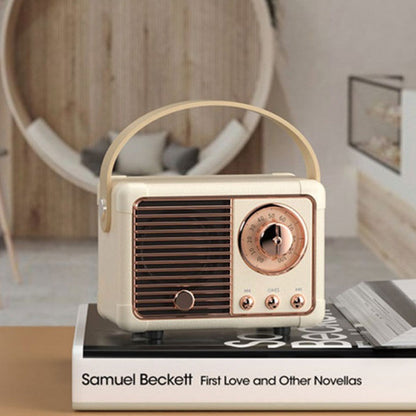 Compact Vintage Wireless Mini Speaker