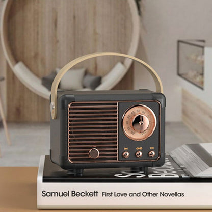 Compact Vintage Wireless Mini Speaker