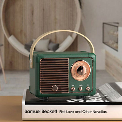 Compact Vintage Wireless Mini Speaker