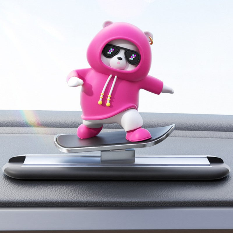 Colorful Teddy Bear Car Accent