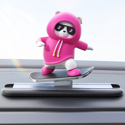 Colorful Teddy Bear Car Accent