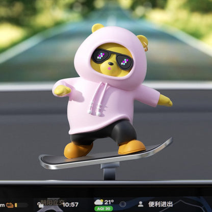 Colorful Teddy Bear Car Accent