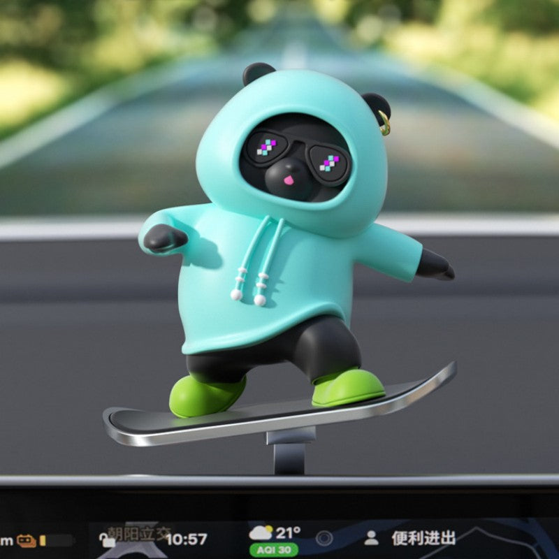 Colorful Teddy Bear Car Accent