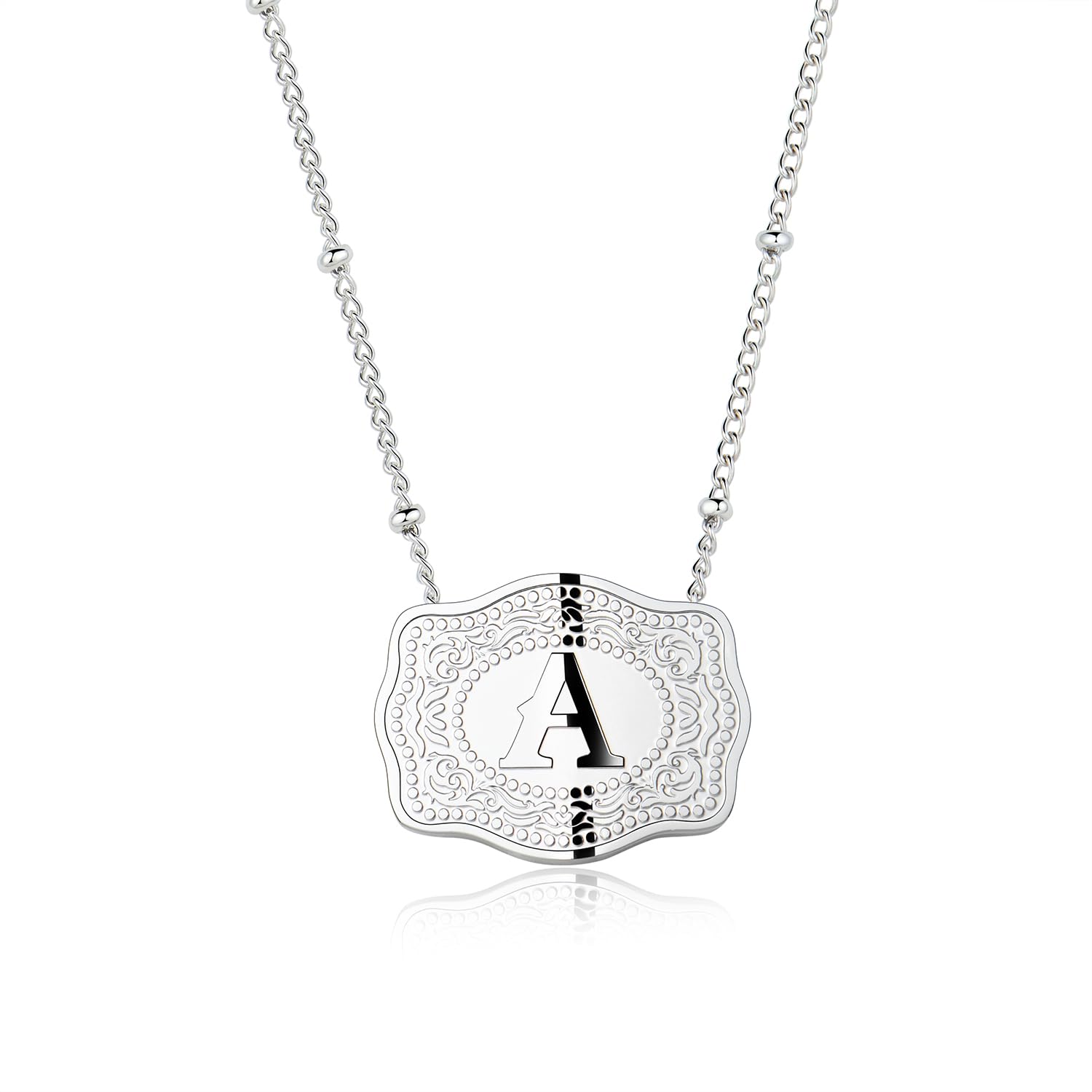 Dainty Monogram Pendant Necklace With Charm - Luxicro