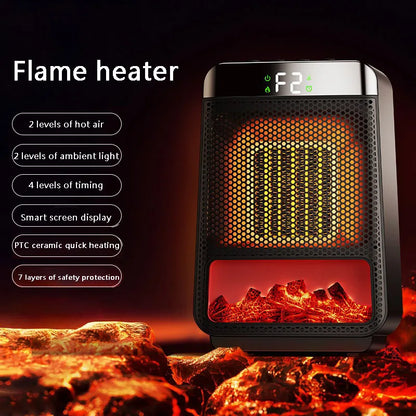 Portable 1500W Digital Space Heater with Quiet Fan