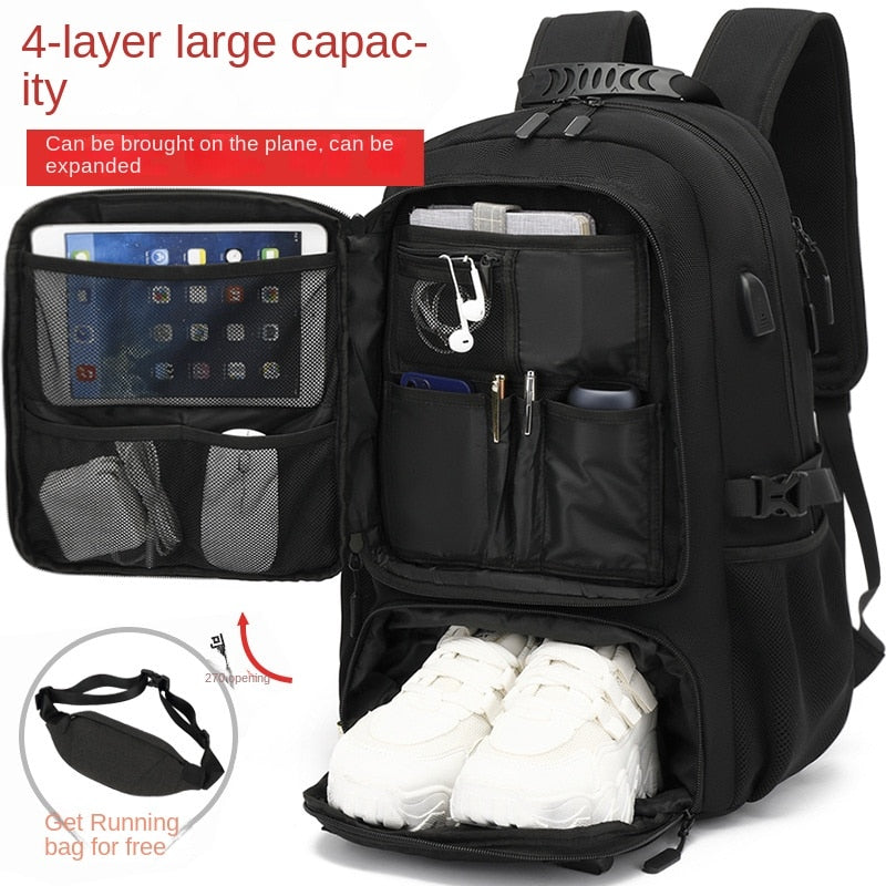Spacious Comfortable Lightweight Travel Backpack - Luxicro