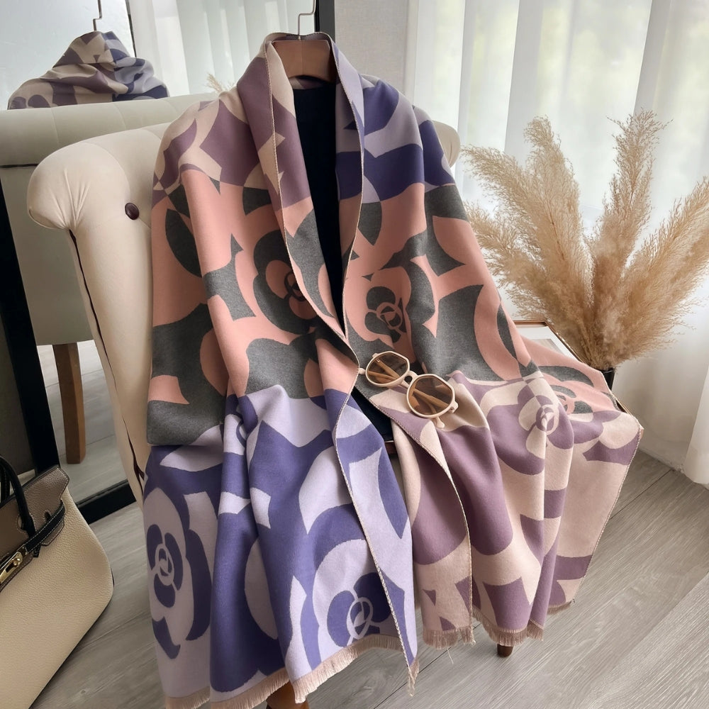 Bohemian Chic Fringed Wrap Shawl