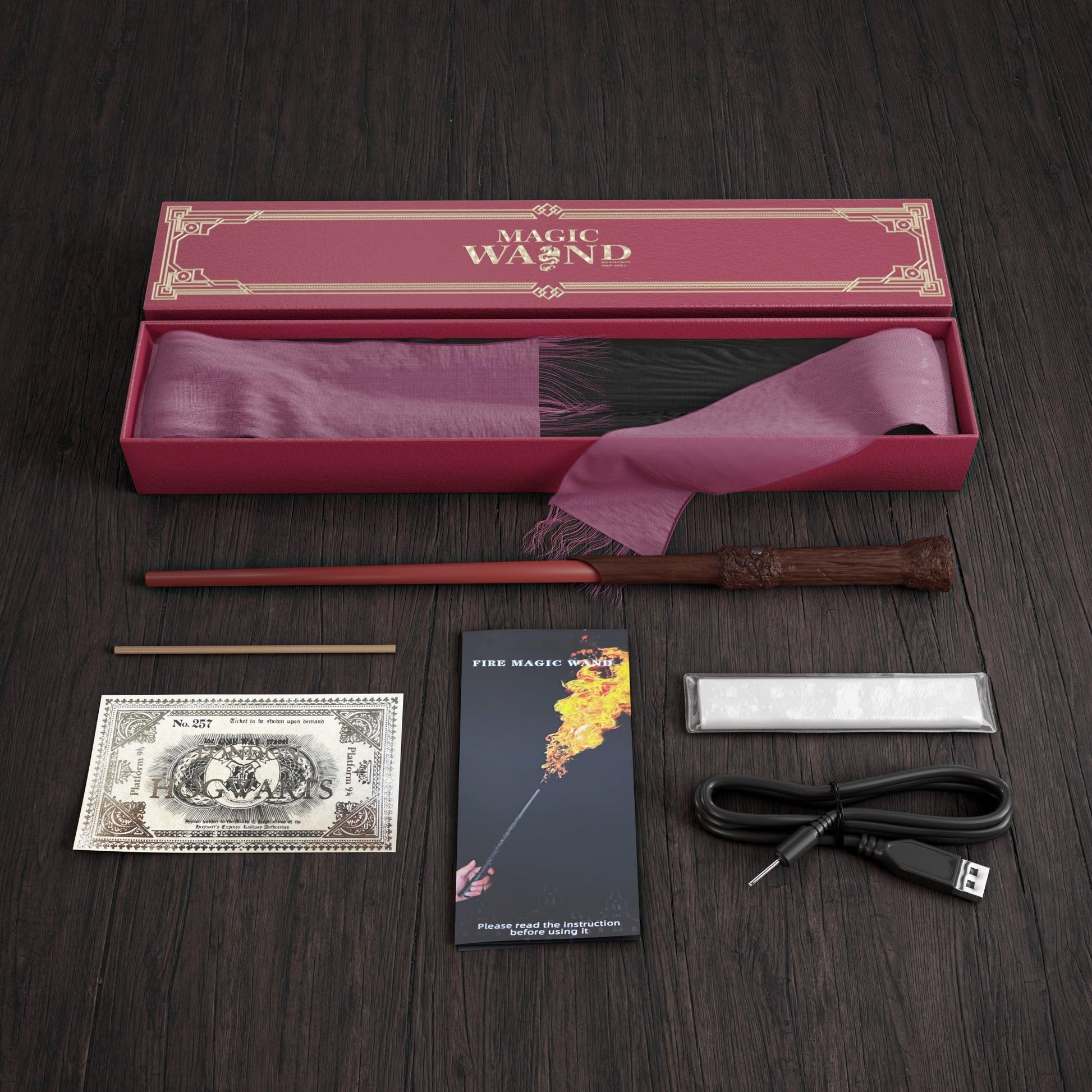 Authentic Magic Wand with LED Lights - Luxicro