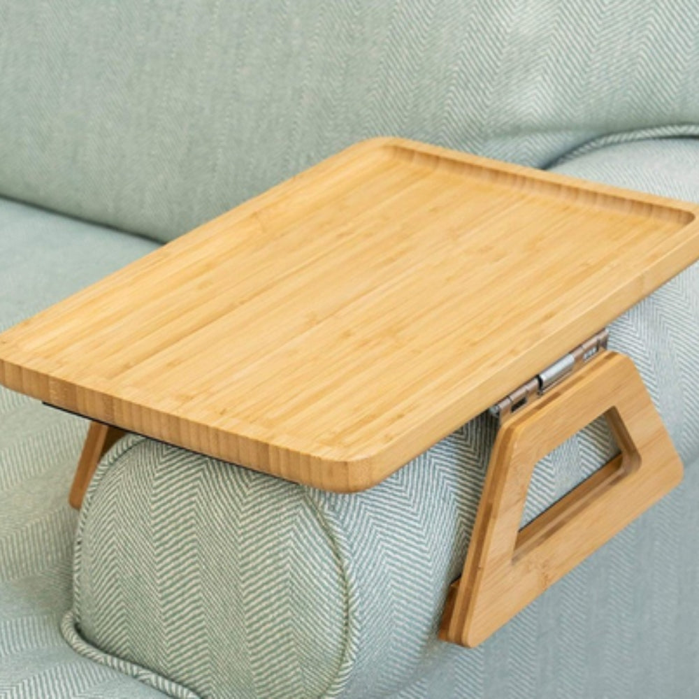 Space Saving Wooden Desk Tray Table