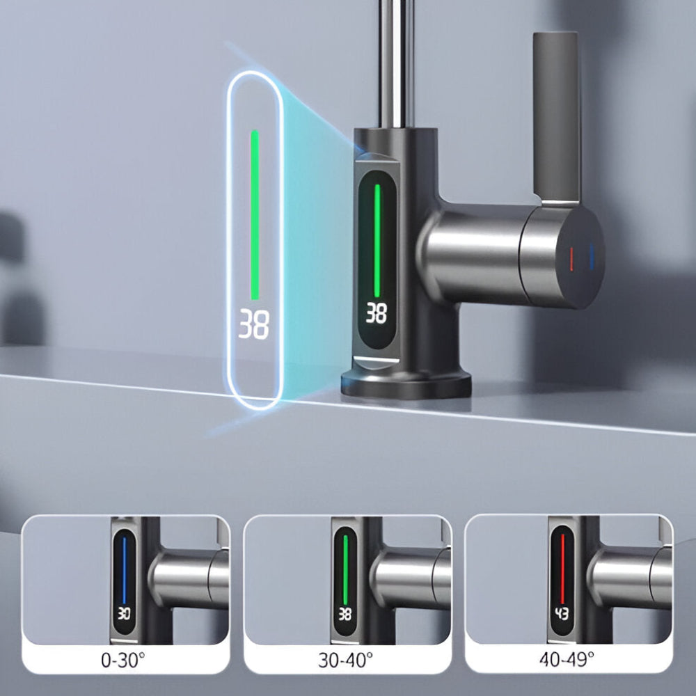 Smart Sensor Kitchen Faucet with Easy Temp Control