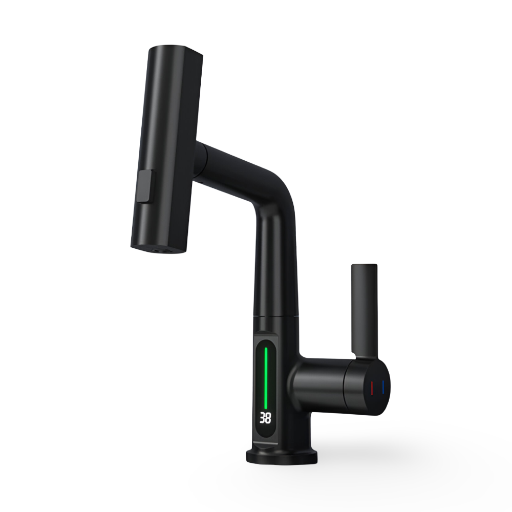Smart Sensor Kitchen Faucet with Easy Temp Control - Luxicro