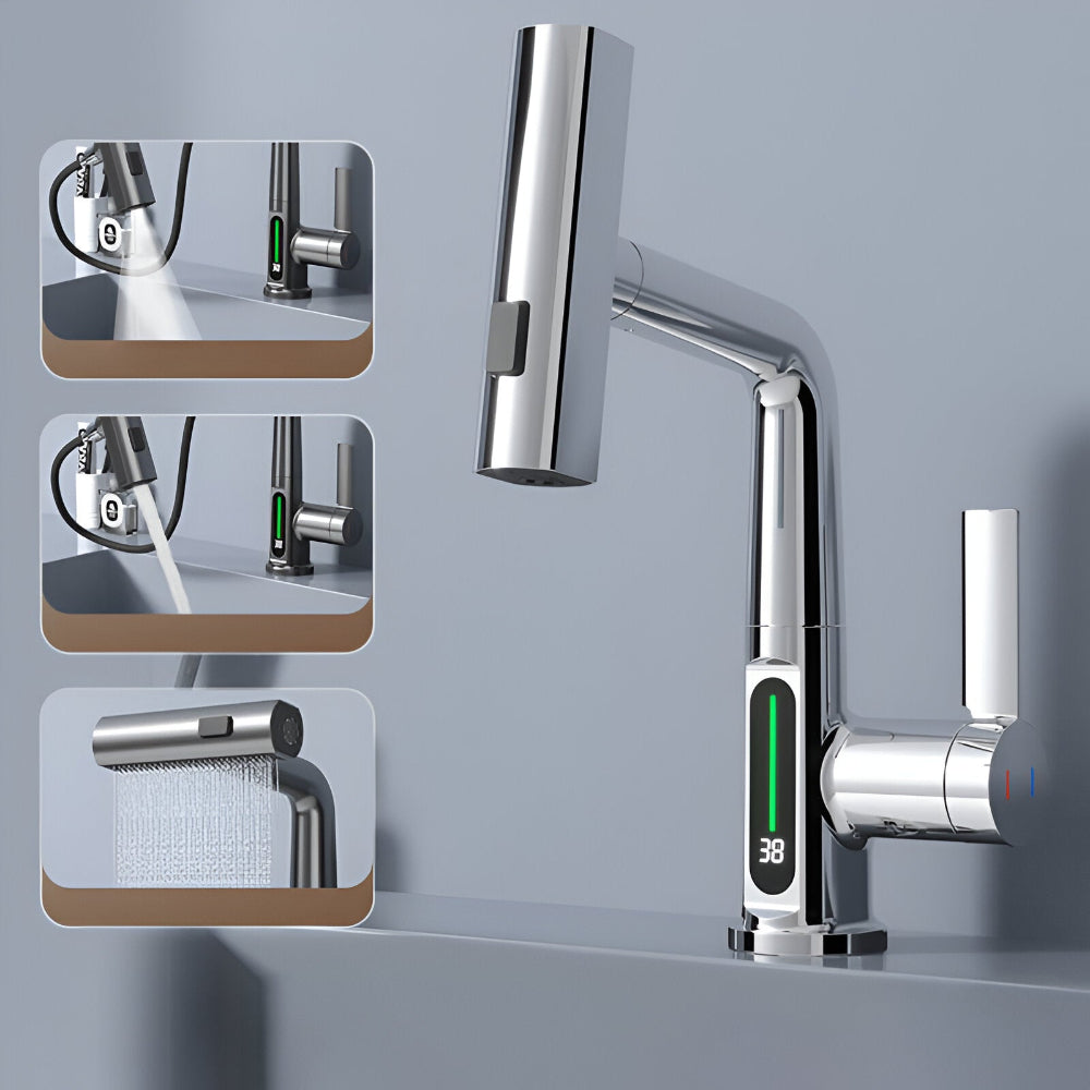 Smart Sensor Kitchen Faucet with Easy Temp Control