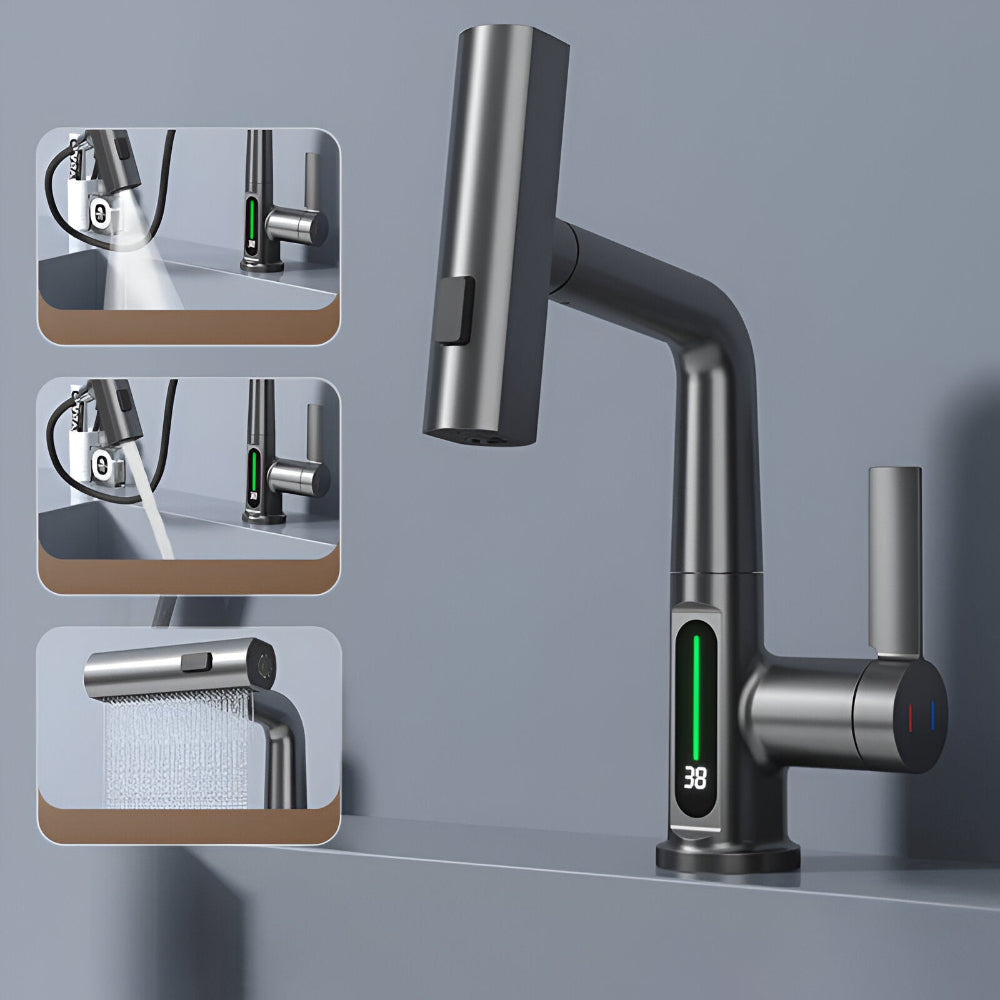 Smart Sensor Kitchen Faucet with Easy Temp Control