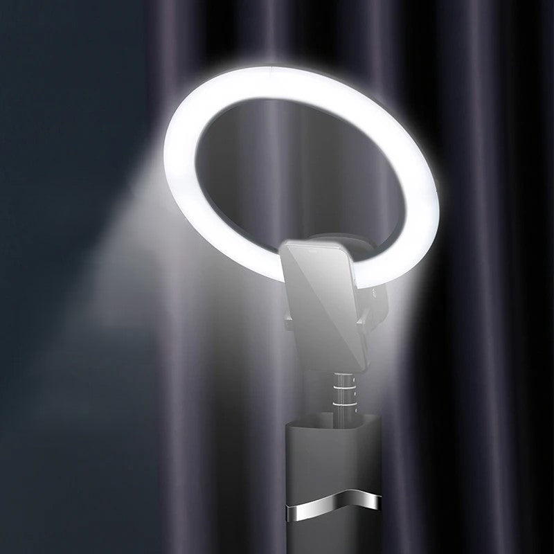 Compact Folding LED Ring Light Tripod Stand - Luxicro