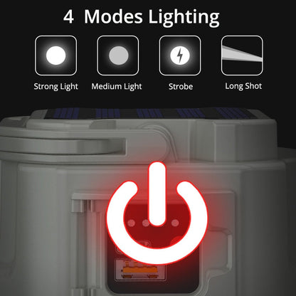 Compact Outdoor Solar USB Camp Light
