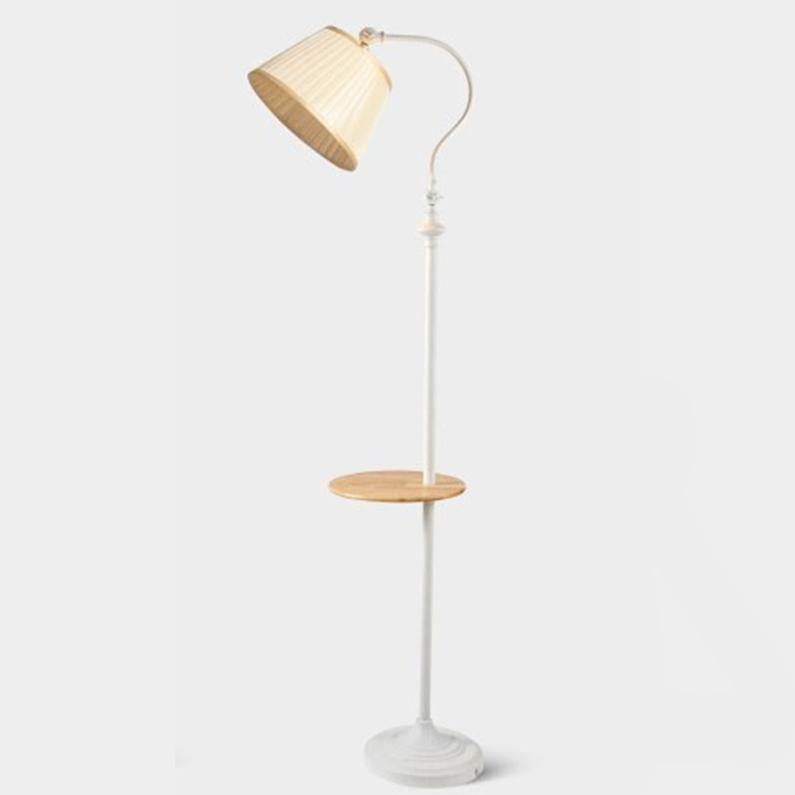 Rustic Wood Modern Floor Lamp