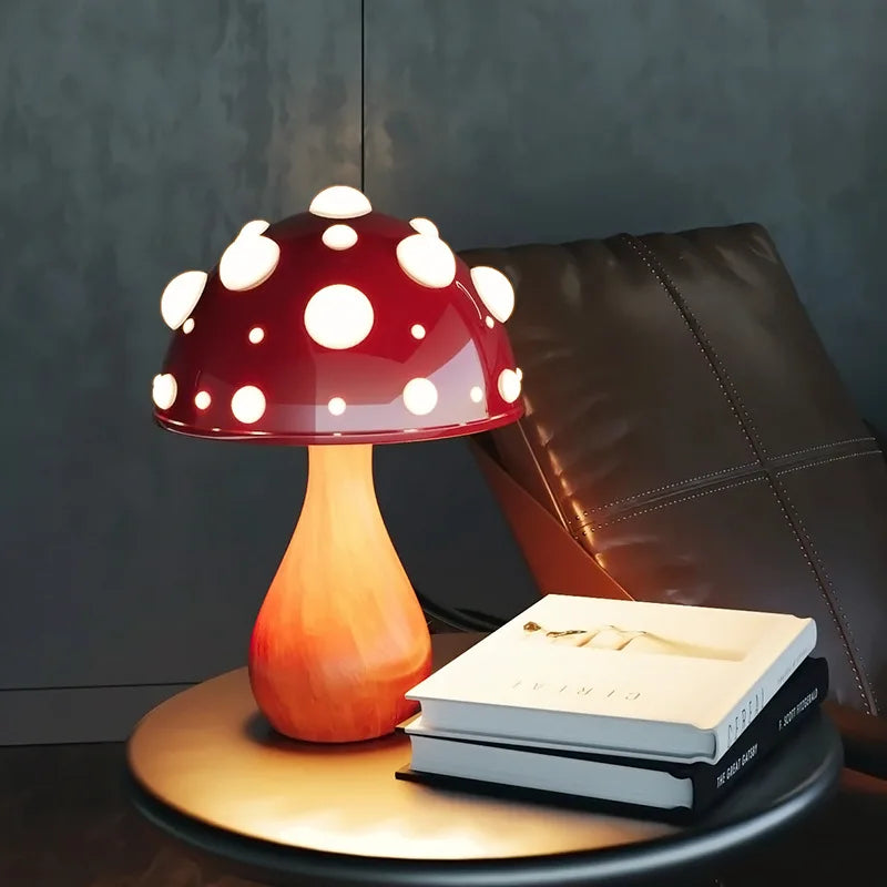 Vibrant Mushroom Desk Light Lamp