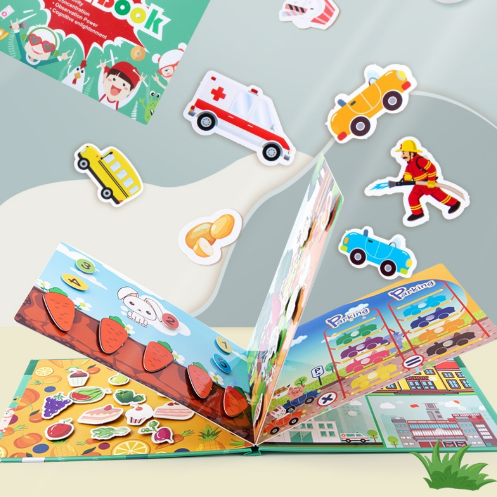 Interactive Learning Quiet Book for Kids