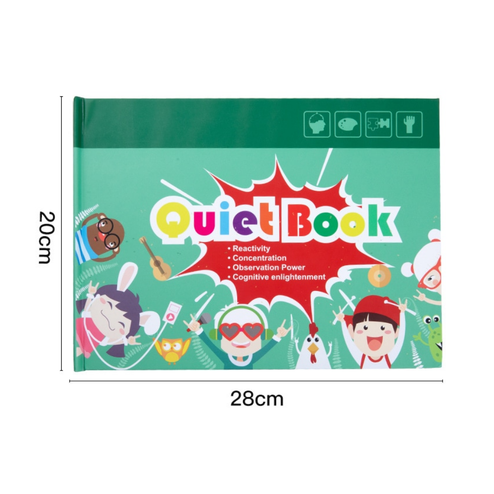 Interactive Learning Quiet Book for Kids