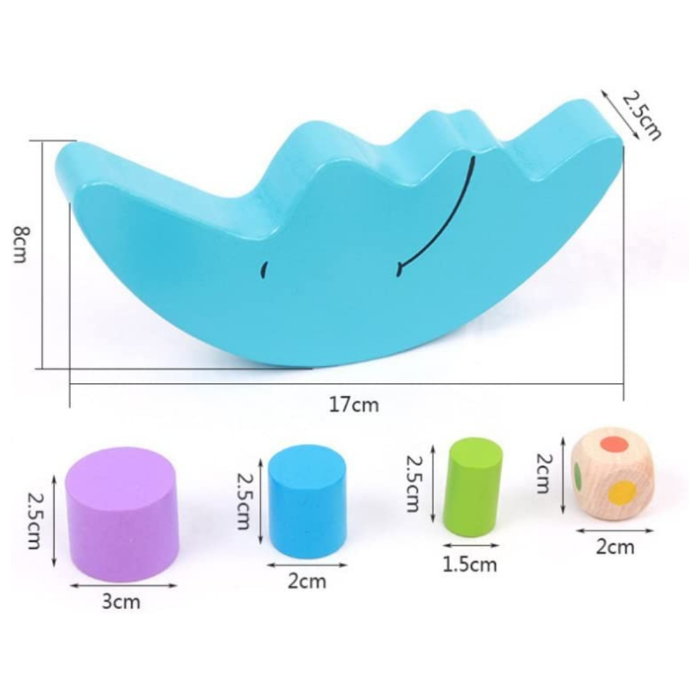 Colorful Children's Balance Beam Play Set