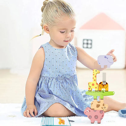 Fun Animal Wooden Balance Toy