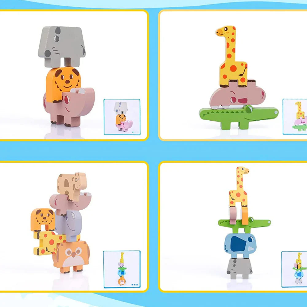 Fun Animal Wooden Balance Toy