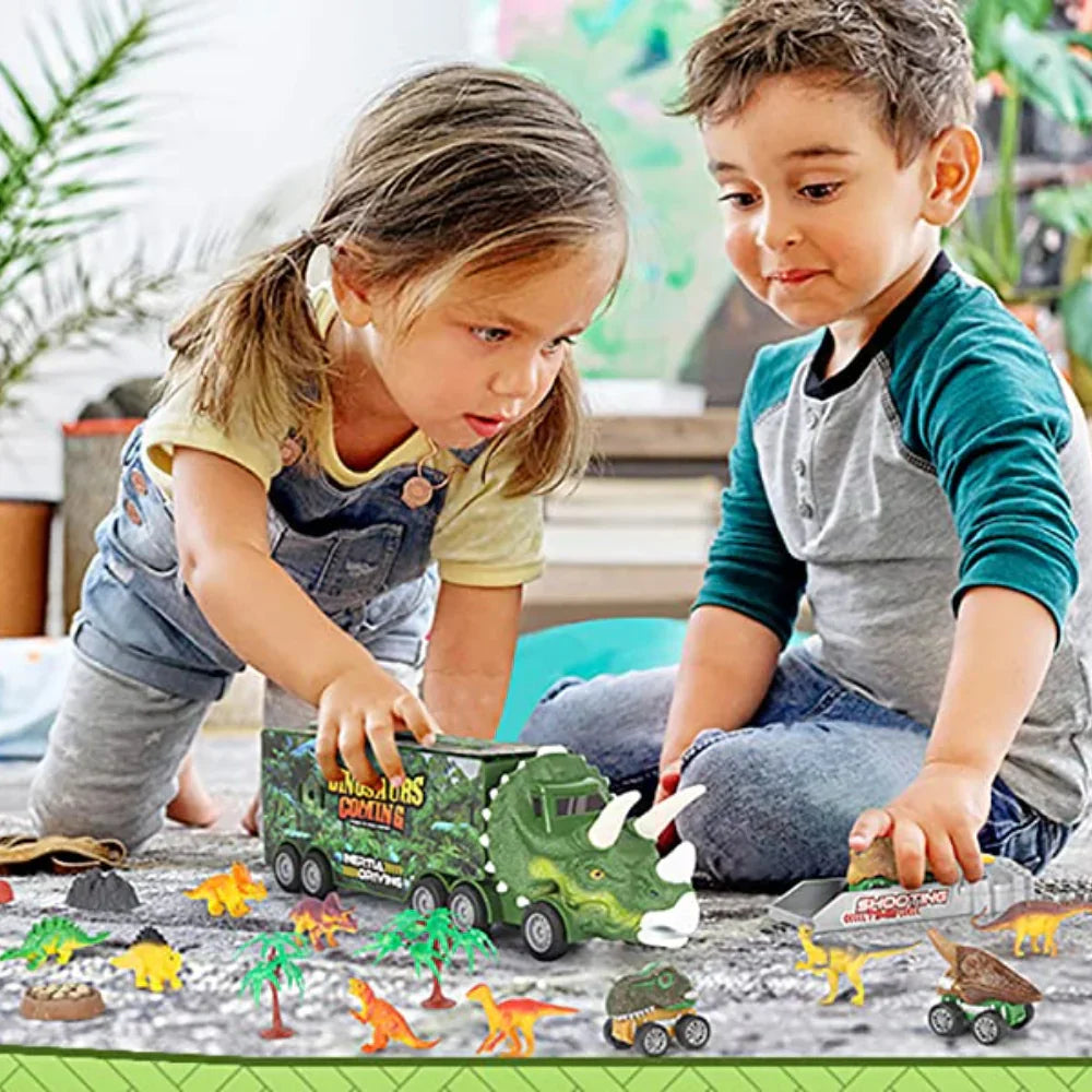 Colorful Kids Dino Play Truck - Luxicro