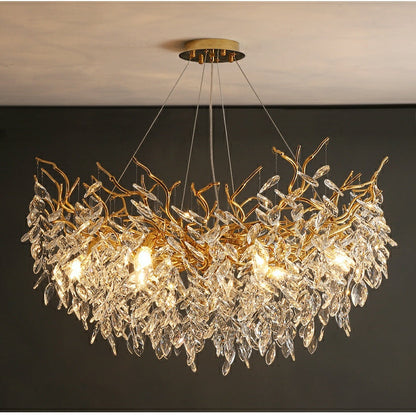 Luxury Crystal Drop Chandelier For Modern Homes