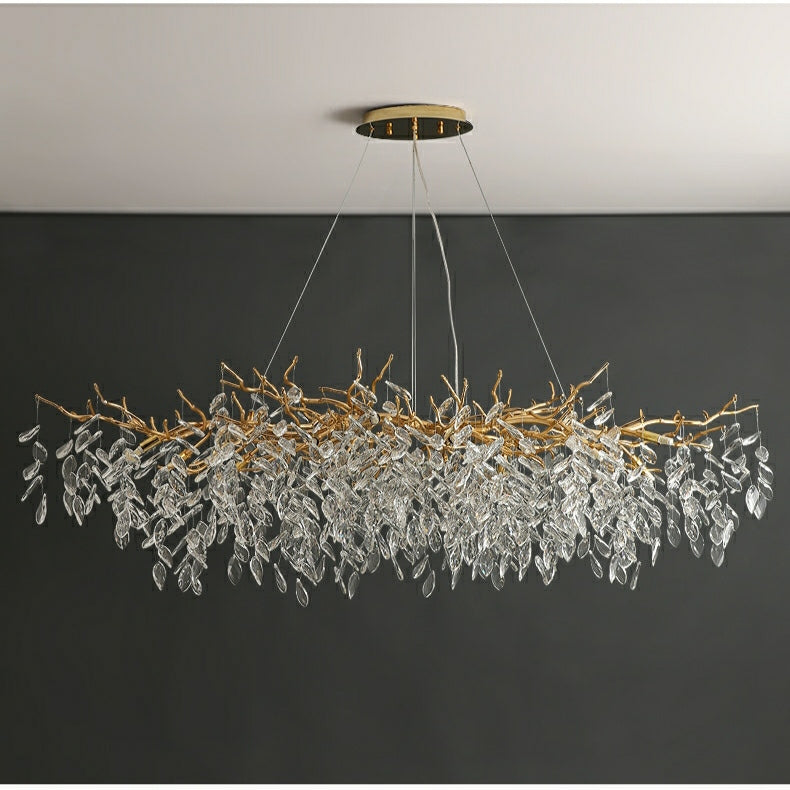 Luxury Crystal Drop Chandelier For Modern Homes
