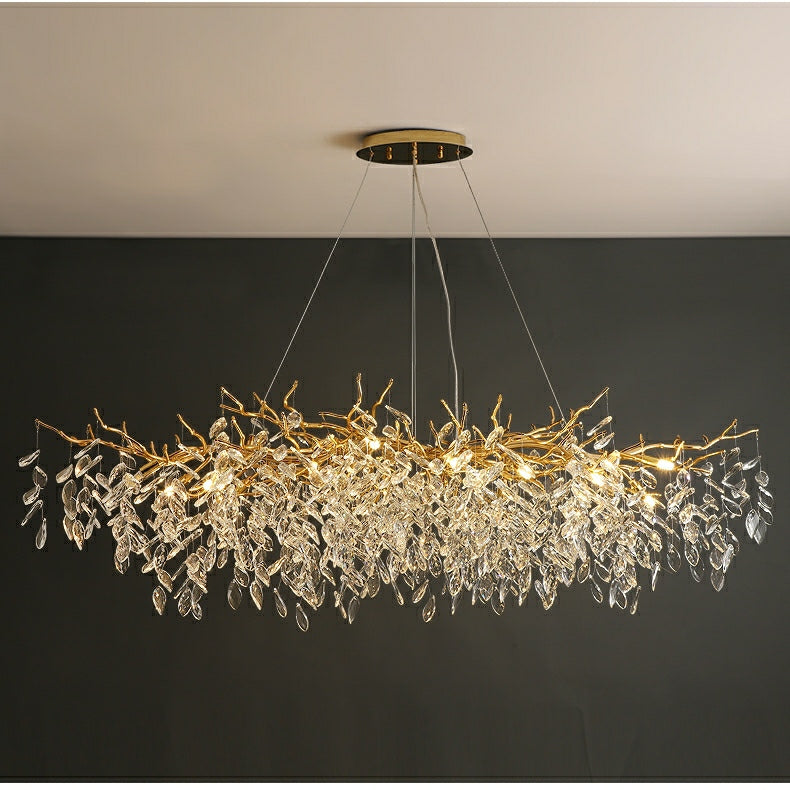 Luxury Crystal Drop Chandelier For Modern Homes