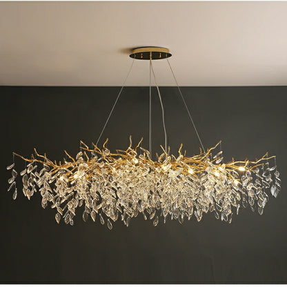 Luxury Crystal Drop Chandelier For Modern Homes