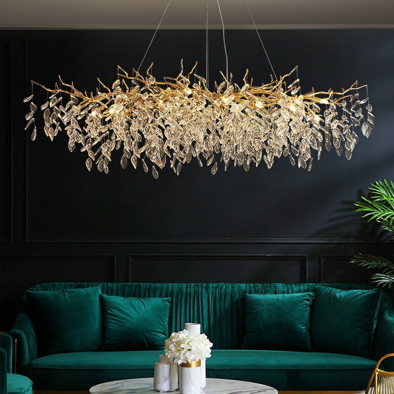 Luxury Crystal Drop Chandelier For Modern Homes - Luxicro