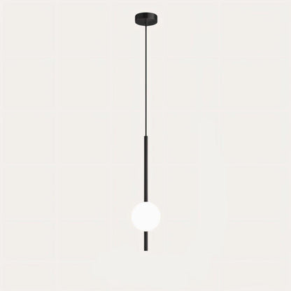 Modern Glass Metal Pendant Light in Scandinavian Design - Luxicro