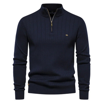 Classic Fit Men's Quarter Zip Sweater