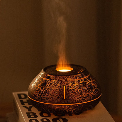 Compact Ultrasonic Cool Mist Essential Oil Diffuser Lamp