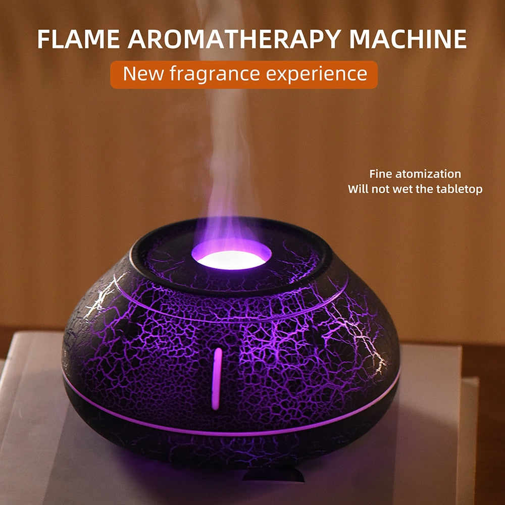 Compact Ultrasonic Cool Mist Essential Oil Diffuser Lamp